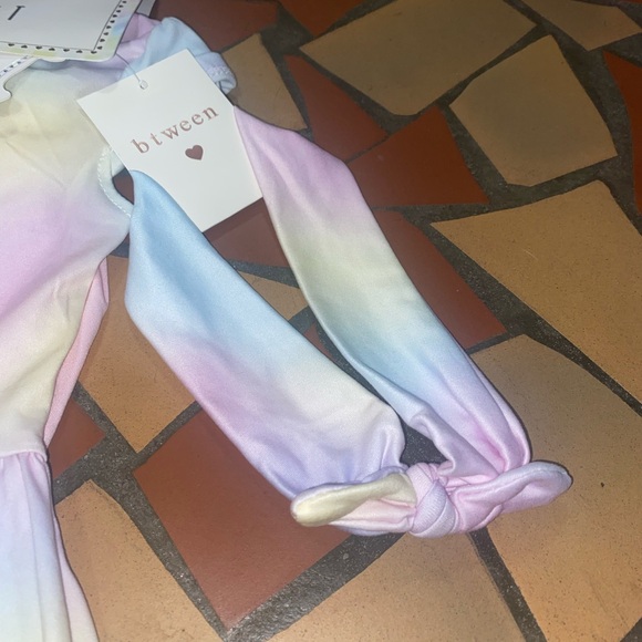 🦄2T unicorn dress set, 3 pieces, new with tag, unicorn outfit, girls 2T - Picture 5 of 12